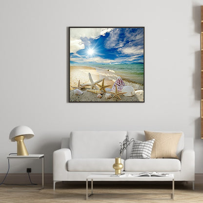 Beach Sea Shells - Full Square Drill Diamond Painting 50*50CM