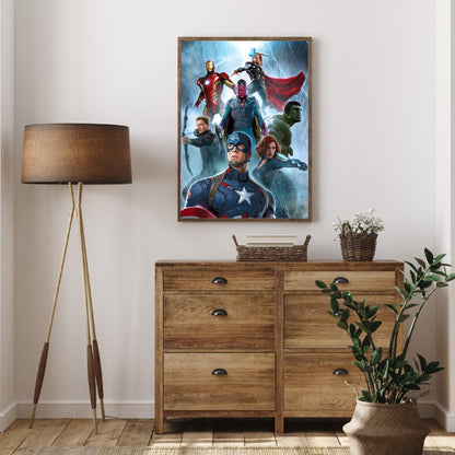 The Avengers - Full Square Drill Diamond Painting 30*40CM