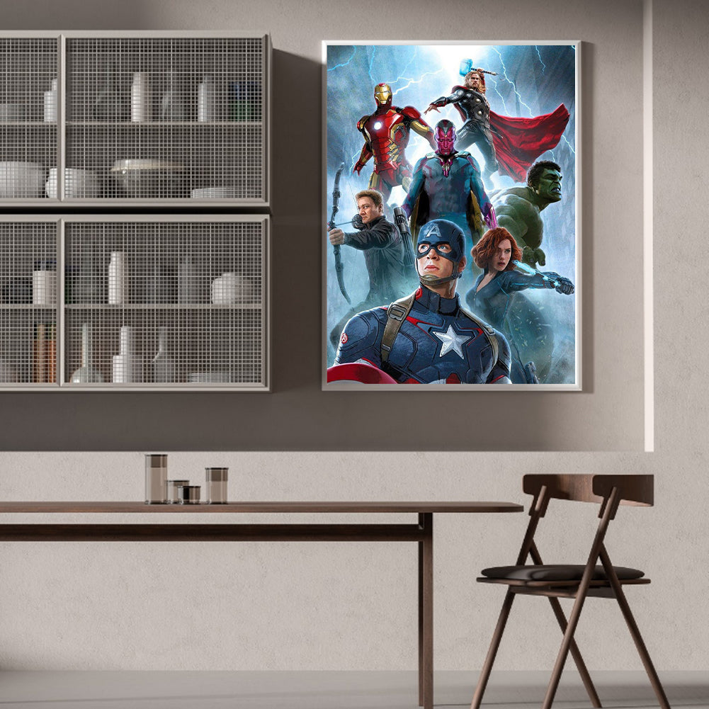 The Avengers - Full Square Drill Diamond Painting 30*40CM