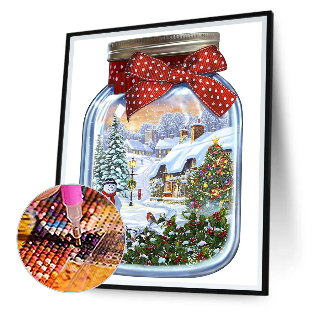 Christmas In A Bottle - Full Round Drill Diamond Painting 40*50CM