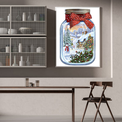 Christmas In A Bottle - Full Round Drill Diamond Painting 40*50CM