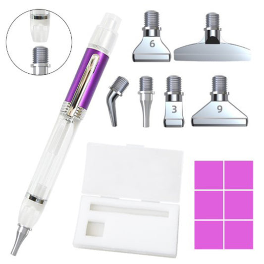 DIY Diamonds Painting Pen Set Handmade LED Glowing Rhinestones Pen Tools Set