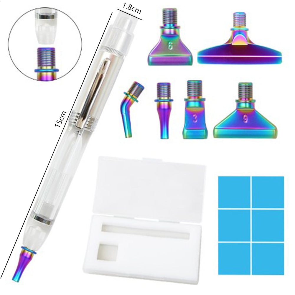 DIY Diamonds Painting Pen Set Handmade LED Glowing Rhinestones Pen Tools Set