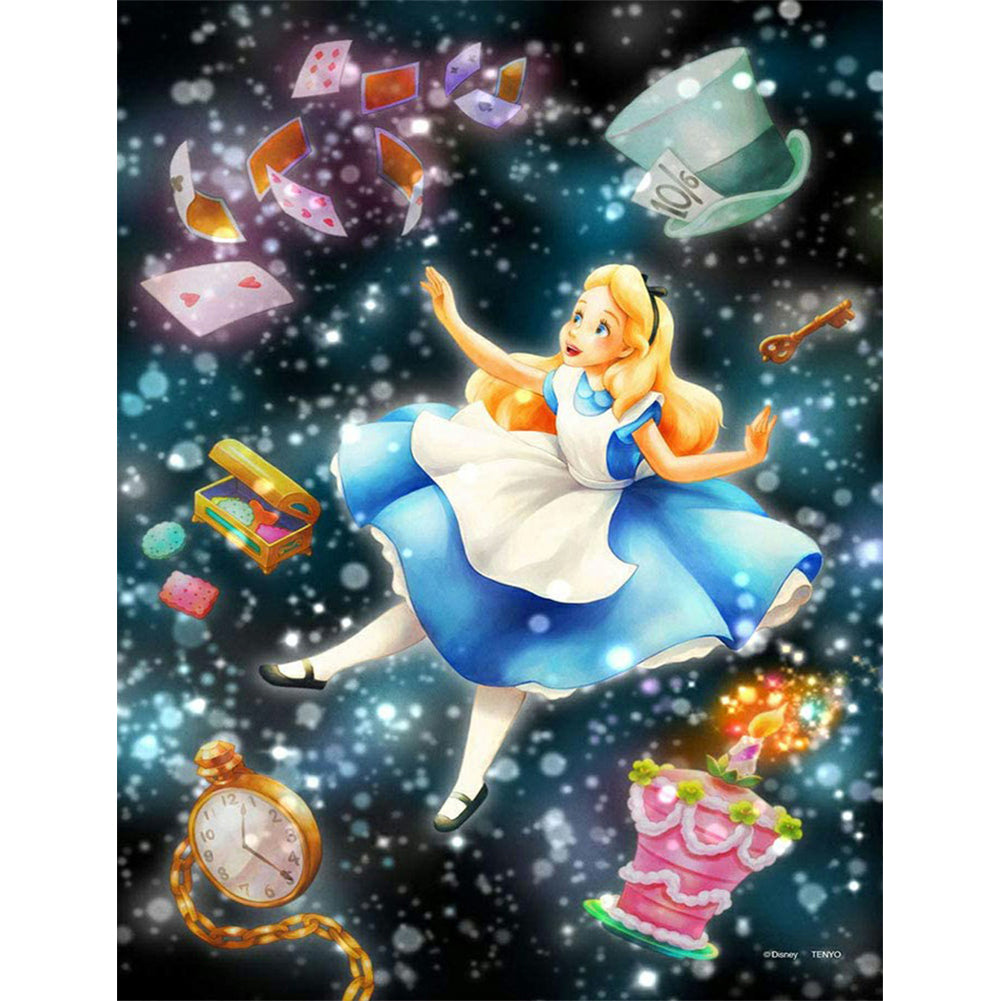 Alice In Wonderland - Full Square Drill Diamond Painting 50*60CM