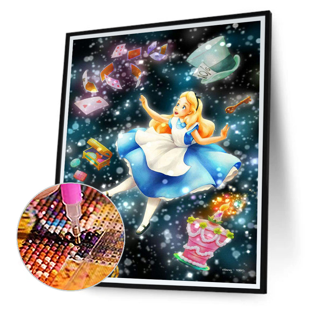 Alice In Wonderland - Full Square Drill Diamond Painting 50*60CM