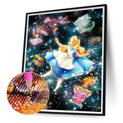 Alice In Wonderland - Full Square Drill Diamond Painting 50*60CM