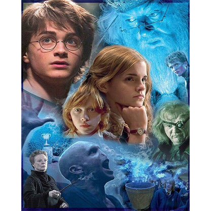 Harry Potter Poster - Full Round Drill Diamond Painting 50*60CM