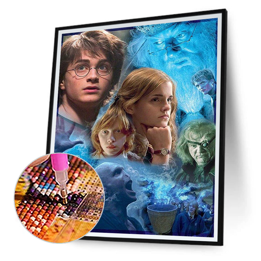 Harry Potter Poster - Full Round Drill Diamond Painting 50*60CM