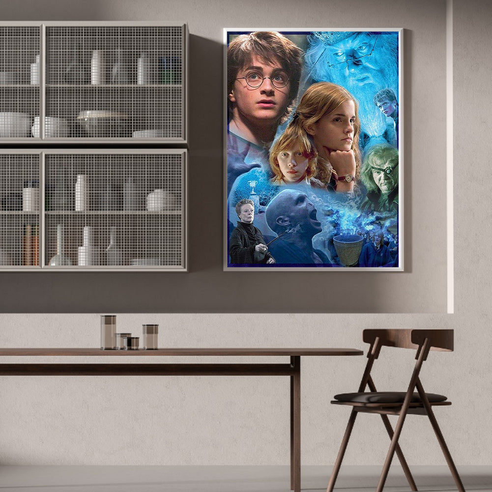 Harry Potter Poster - Full Round Drill Diamond Painting 50*60CM