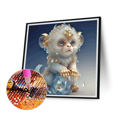 Zodiac Monkey - Full Round Drill Diamond Painting 30*30CM