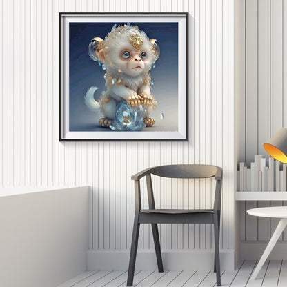 Zodiac Monkey - Full Round Drill Diamond Painting 30*30CM