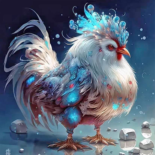 Zodiac Chicken - Full Round Drill Diamond Painting 30*30CM