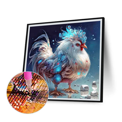 Zodiac Chicken - Full Round Drill Diamond Painting 30*30CM