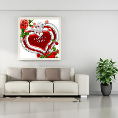 Love Cupid - Full Round Drill Diamond Painting 30*30CM