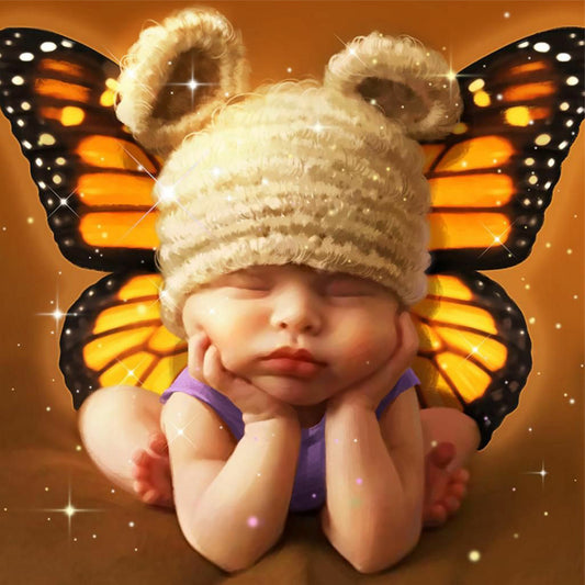 Cute Baby - Full Round Drill Diamond Painting 30*30CM