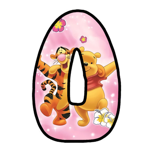 Pooh And Tigger Alphabet - Full Round Drill Diamond Painting 30*30CM