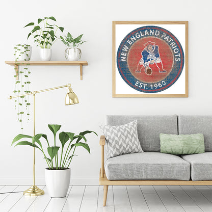 New England Patriots Football Team - Full Round Drill Diamond Painting 30*30CM