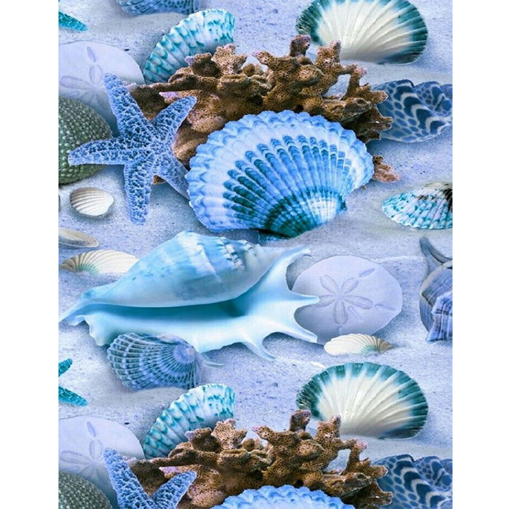 Beach Pearl Shell - Full Round Drill Diamond Painting 30*40CM