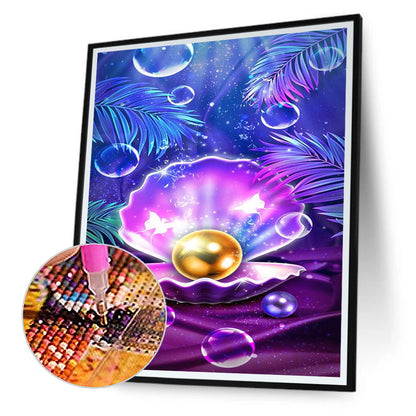 Beach Pearl Shell - Full Round Drill Diamond Painting 30*40CM