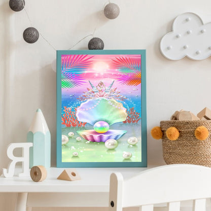 Beach Pearl Shell - Full Round Drill Diamond Painting 30*40CM