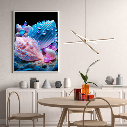 Beach Pearl Shell - Full Round Drill Diamond Painting 30*40CM