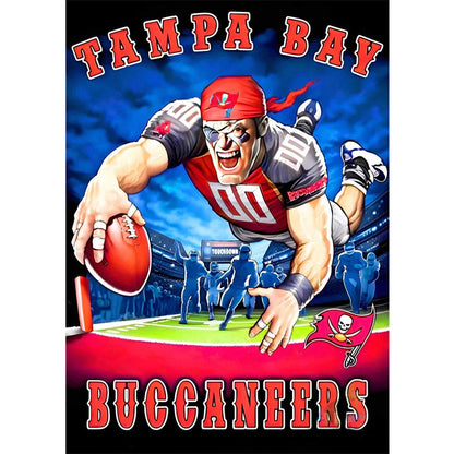 Tampa Bay Buccaneers Football Team - Full Round Drill Diamond Painting 30*40CM