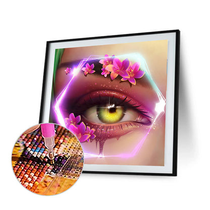 Charming Eyes - Full Round Drill Diamond Painting 30*30CM