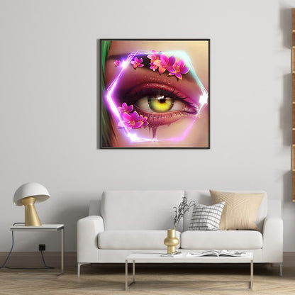 Charming Eyes - Full Round Drill Diamond Painting 30*30CM