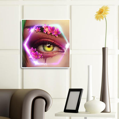 Charming Eyes - Full Round Drill Diamond Painting 30*30CM