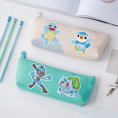 2 Sheets Diamonds Painting Sticker Crafts DIY Art Cartoon Paster Home Decoration