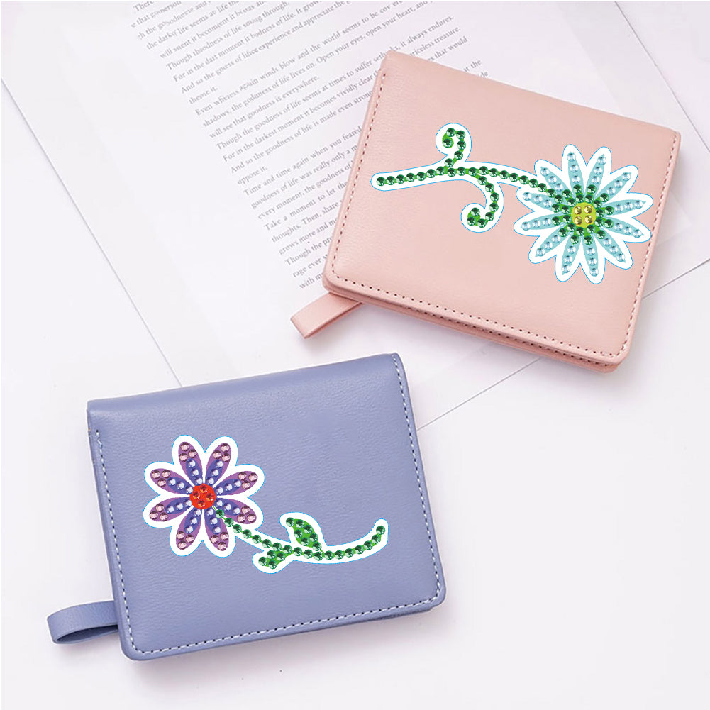 2 Sheets Diamonds Painting Sticker Crafts DIY Art Cartoon Paster Home Decoration