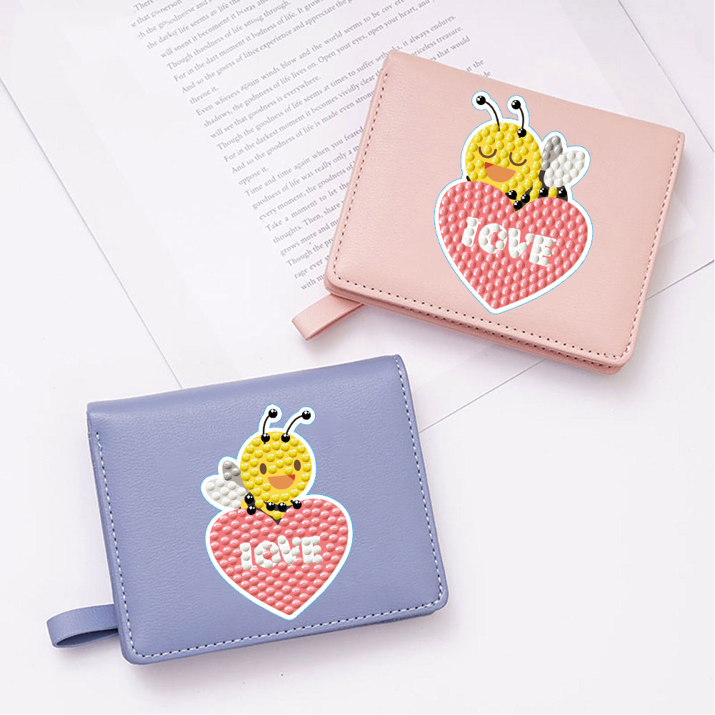 2 Sheets Diamonds Painting Sticker Crafts DIY Art Cartoon Paster Home Decoration