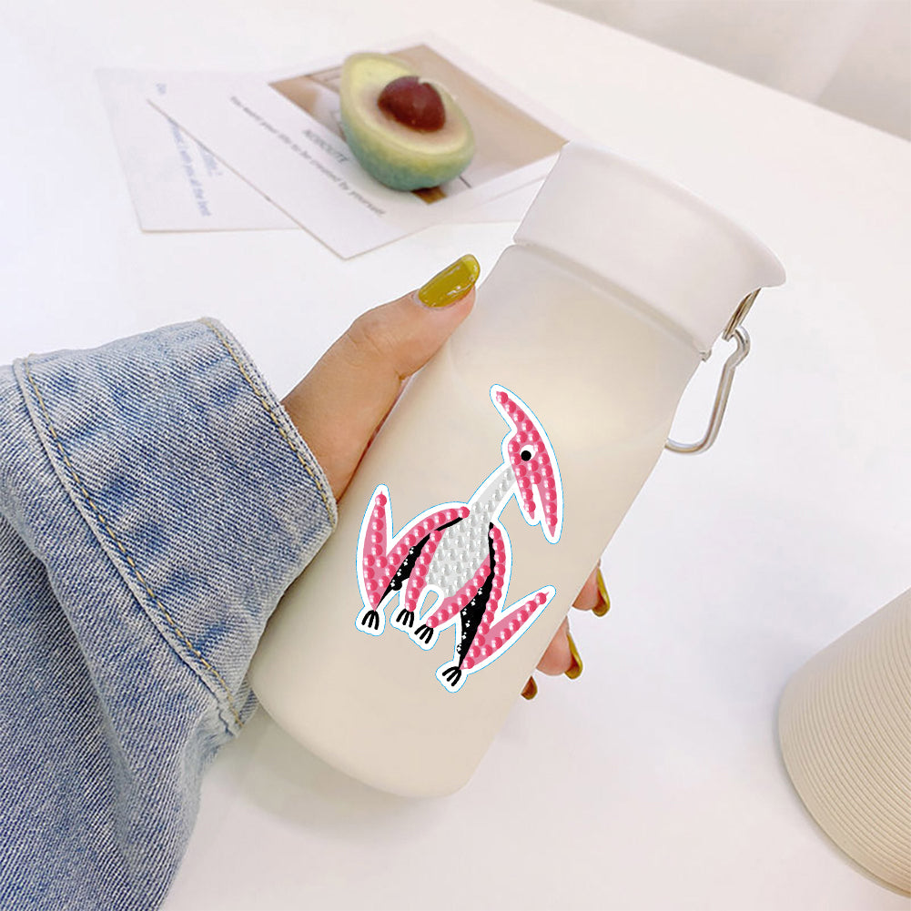 2 Sheets Diamonds Painting Sticker Crafts DIY Art Cartoon Paster Home Decoration