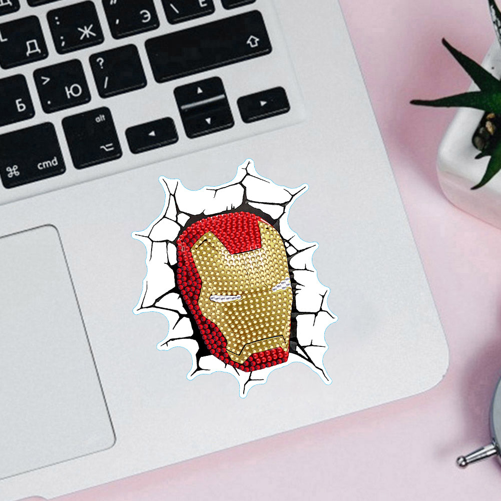 DIY Diamonds Painting Sticker Crafts 4 Sheets Cartoon Paster Art Home Decoration