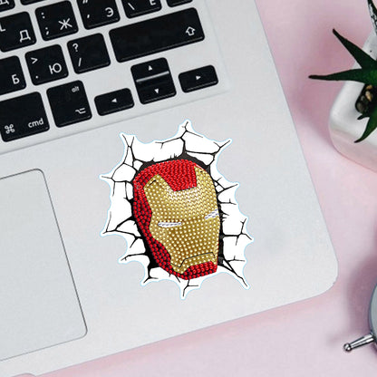 DIY Diamonds Painting Sticker Crafts 4 Sheets Cartoon Paster Art Home Decoration