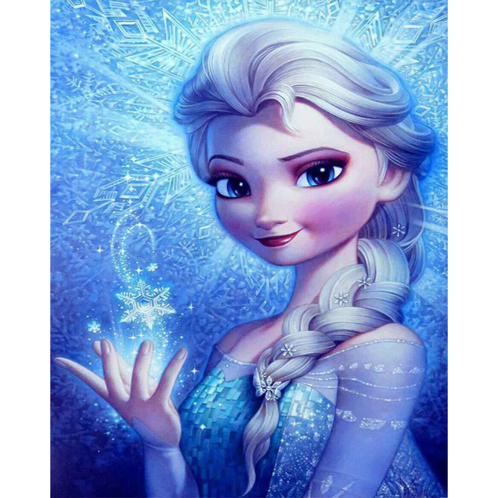 Frozen Elsa - Full Round Drill Diamond Painting 40*50CM