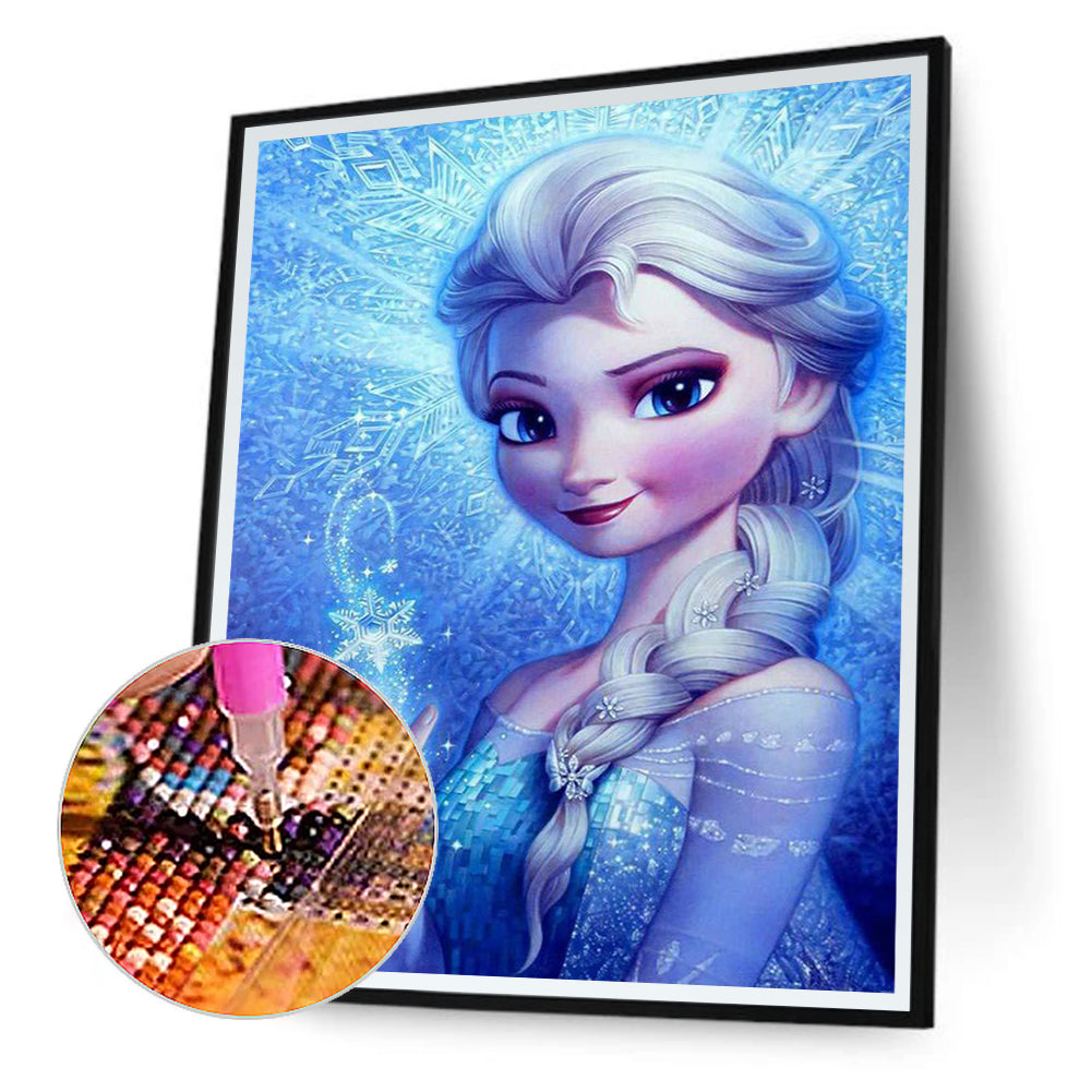 Frozen Elsa - Full Round Drill Diamond Painting 40*50CM