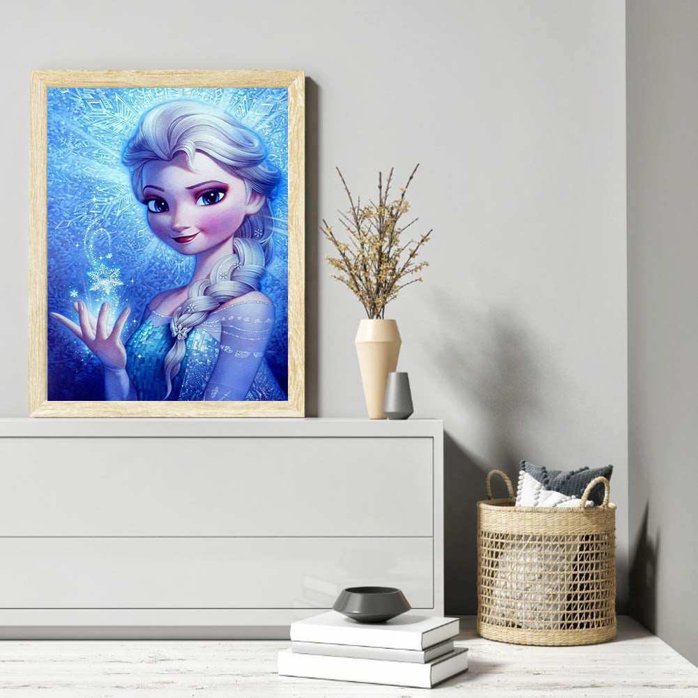 Frozen Elsa - Full Round Drill Diamond Painting 40*50CM