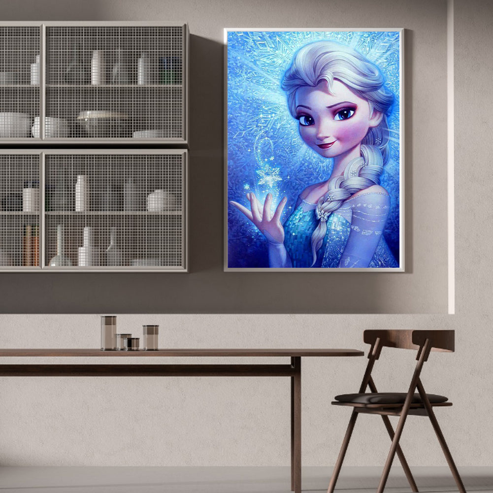 Frozen Elsa - Full Round Drill Diamond Painting 40*50CM