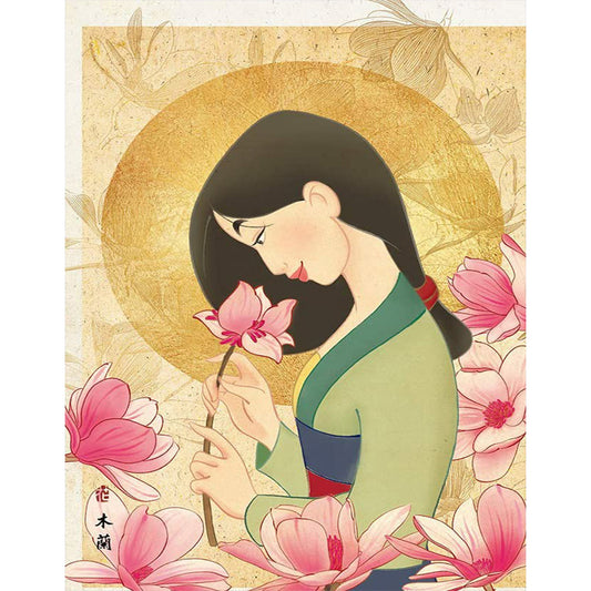Hua Mulan - Full Round Drill Diamond Painting 30*40CM