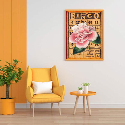 Bingo Camellia Bouquet - Full Round Drill Diamond Painting 30*40CM