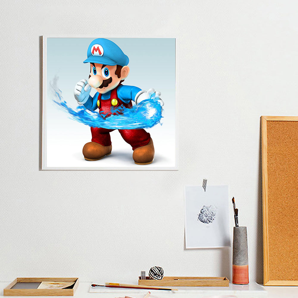 Mario - Full Round Drill Diamond Painting 30*30CM