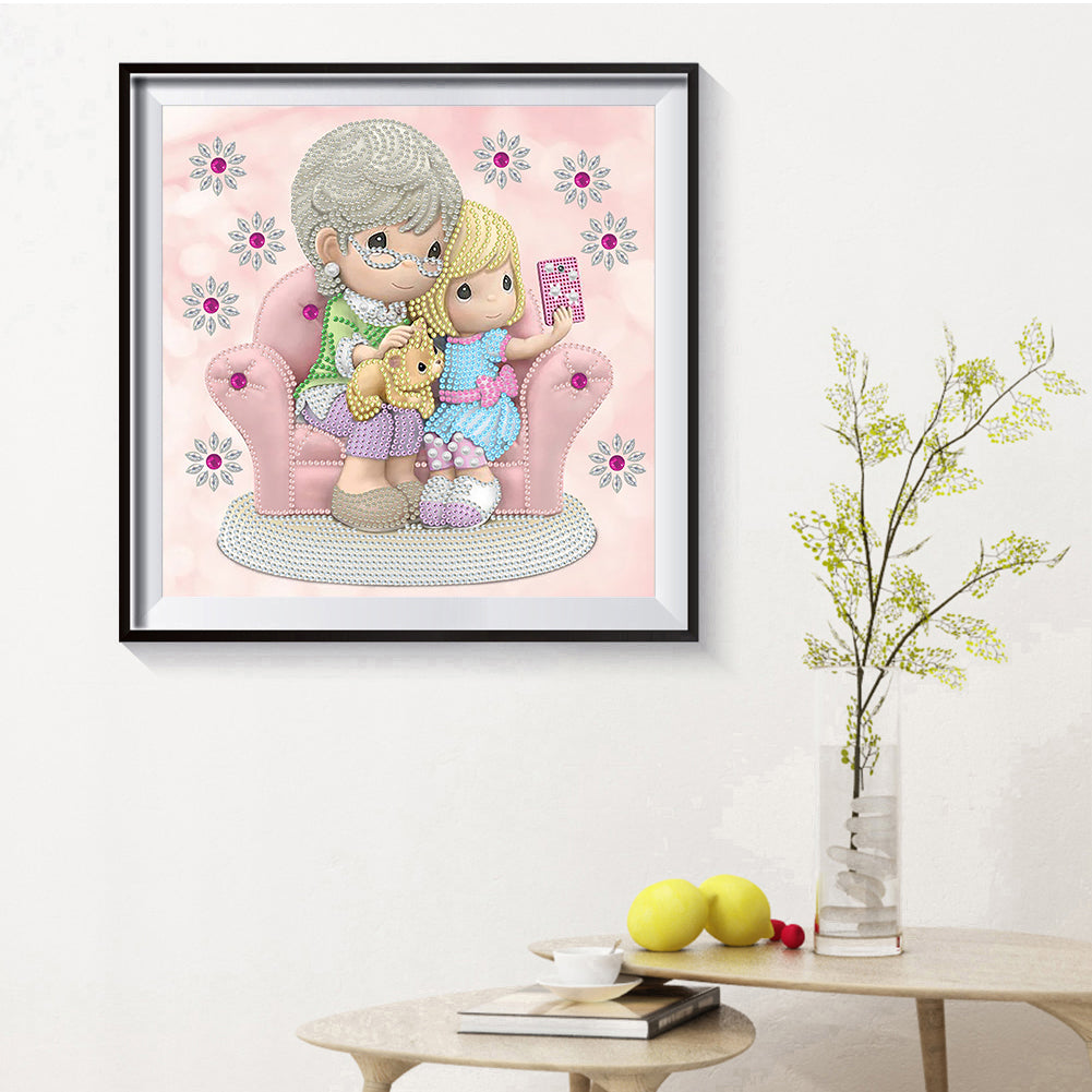 Precious Memory Doll - Special Shaped Drill Diamond Painting 30*30CM