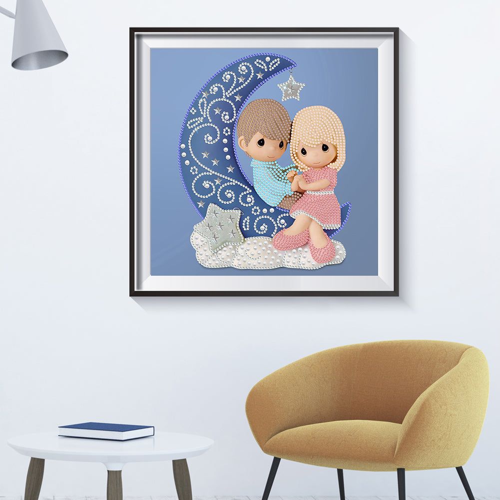 Precious Memory Doll - Special Shaped Drill Diamond Painting 30*30CM