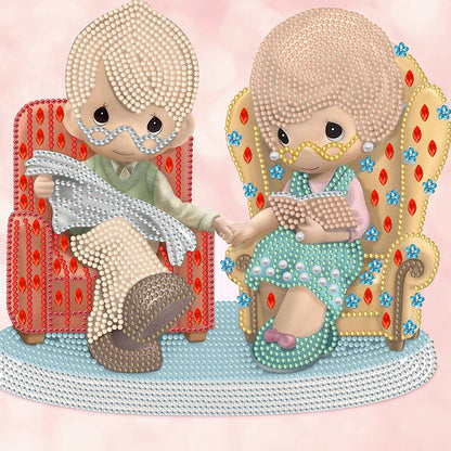 Precious Memory Doll - Special Shaped Drill Diamond Painting 30*30CM