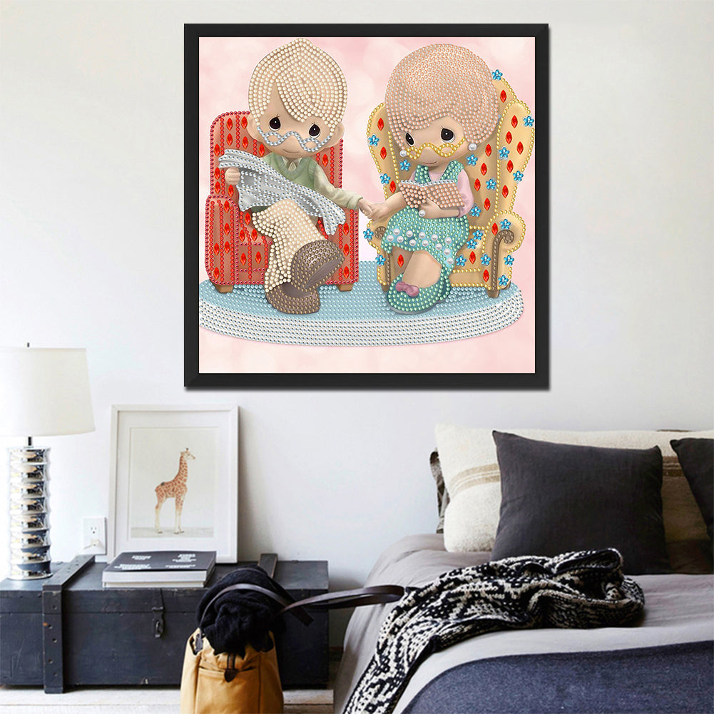 Precious Memory Doll - Special Shaped Drill Diamond Painting 30*30CM