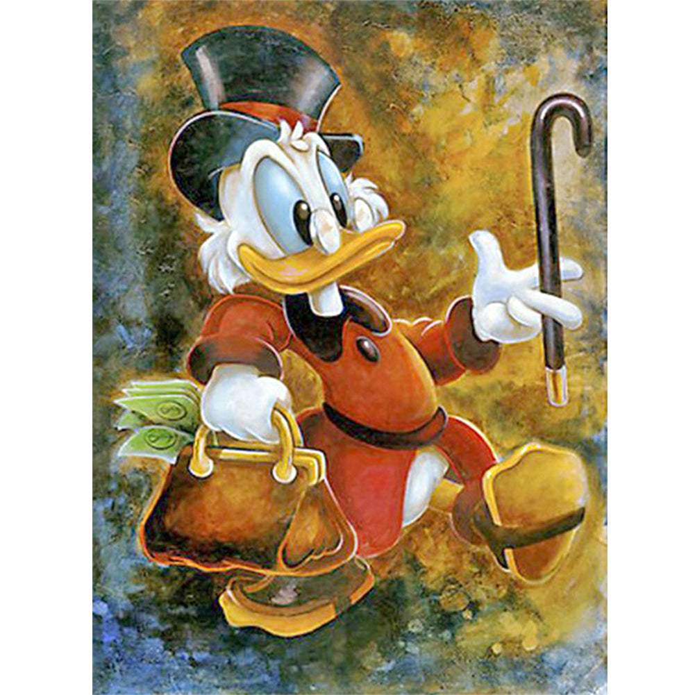 Scrooge Mcduck - Full Round Drill Diamond Painting 40*50CM