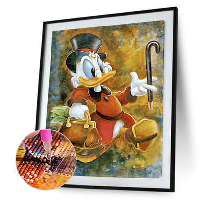 Scrooge Mcduck - Full Round Drill Diamond Painting 40*50CM