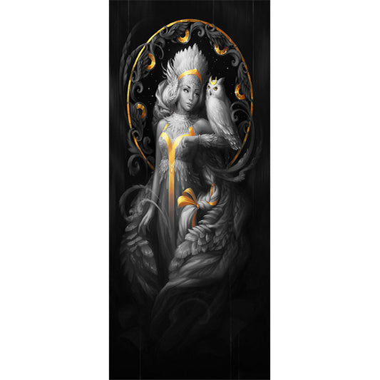 Luna Owl - Full Round Drill Diamond Painting 30*70CM