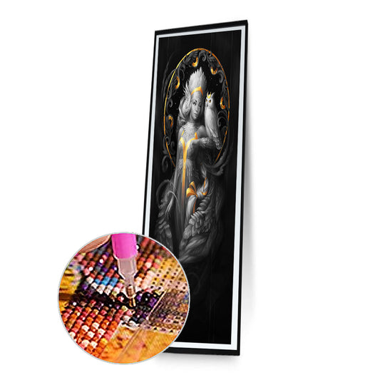 Luna Owl - Full Round Drill Diamond Painting 30*70CM
